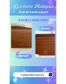 LOUIS VUITTON WALLET IN BROWN (BAG SPA CLEANING,NANO RESTORATION)