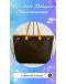 LOUIS VUITTON NEVERFULL GM MONOGRAM HANDBAG (BAG SPA CLEANING,VACHETTA LEATHER REPLACEMENT)