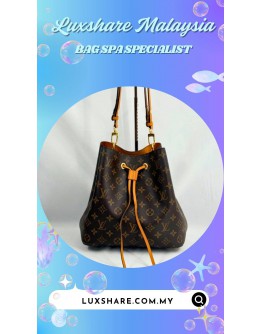 LOUIS VUITTON NEONEO MM BUCKET BAG IN MONOGRAM CANVAS (BAG SPA CLEANING,TREATMENT AND CARE)
