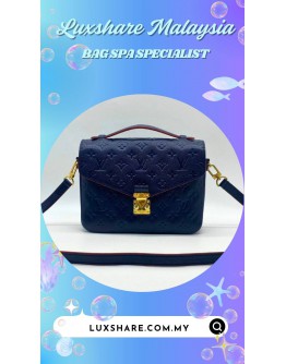 LOUIS VUITTON POCHETTE METIS BAG IN MONOGRAM EMPREINTE LEATHER (LEATHER REPLACEMENT,OIL EDGE)