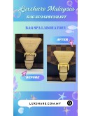 LOUIS VUITTON BEAUMARCHAIS STACHEL IN DAMUER EBENE CANVAS (BAG SPA CLEANING,TREATMENT AND CARE)