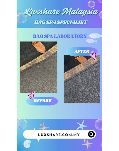 LOUIS VUITTON BEAUMARCHAIS STACHEL IN DAMUER EBENE CANVAS (BAG SPA CLEANING,TREATMENT AND CARE)