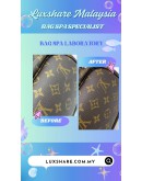 LOUIS VUITTON NEVERFULL MM TOTE BAG IN CLASSIC MONOGRAM CANVAS (BAG SPA CLEANING,LEATHER REPLACEMENT)