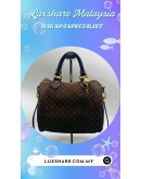 LOUIS VUITTON MINI LIN SPEEDY 30 BAG (BAG SPA CLEANING,LEATHER REPLACEMENT)