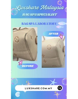 LOUIS VUITTON SPEEDY BANDOULIERE 20 IN MONOGRAM EMPREINTE LEATHER (BAG SPA CLEANING,TREATMENT AND CARE)
