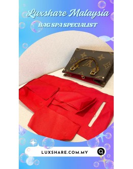  LOUIS VUITTON ON THE GO PM MONOGRAM REVERSE BROWN'' INNER LINING REPLAMENT AND BAG SPA SERVICE''