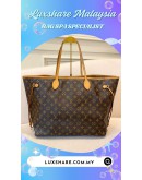 LOUIS VUITTON NEVERFULL GM IN BROWN MONOGRAM CANVAS''LEATHER TREATMENT AND BAG SPA SERVICE''