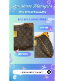LOUIS VUITTON THAMES SHOULDER BAG MONOGRAM LEATHER BROWN" NANO RESTORE AND BAG SPA SERVICE"