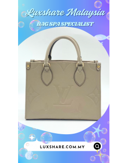 LOUIS VUITTON ON THE GO PM" BAG SPA SERVICE" 