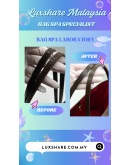 LOUIS VUITTON NEVERFULL DAMIER EBENE "LEATHER REPLACEMENT AND BAG SPA SERVICE"