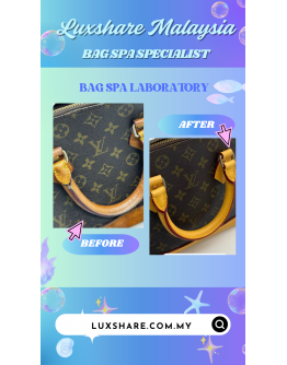 LOUIS VUITTON ALMA MM MONOGRAM CANVAS LEATHER" NANO RESTORE AND BAG SPA SERVICE"