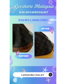 LOUIS VUITTON ALMA MM MONOGRAM CANVAS LEATHER" NANO RESTORE AND BAG SPA SERVICE"