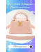 LOUIS VUITTON MINI CAPUCINE IN PINK WITH STRAP" BAG SPA CLEANING AND TREATMENT LEATHER"