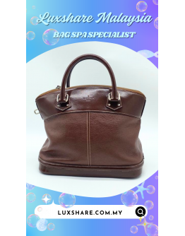 LOUIS VUITTON SUHALI LOCKIT IN BURGUNDY" NANO RESTORE AND BAG SPA SERVICE"