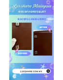 LOUIS VUITTON SUHALI LOCKIT IN BURGUNDY" NANO RESTORE AND BAG SPA SERVICE"