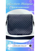 LOUIS VUITTON MESSENGER BAG IN DAMIER GRAPHITE" LEATHER REPLACEMENT AND BAG SPA SERVICE"