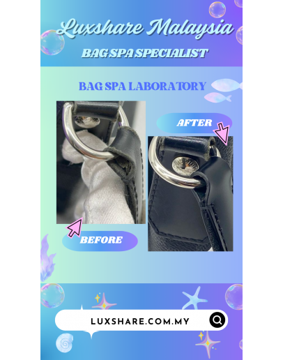 LOUIS VUITTON MESSENGER BAG IN DAMIER GRAPHITE" LEATHER REPLACEMENT AND BAG SPA SERVICE"