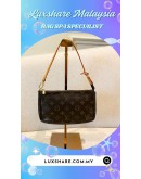 LOUIS VUTTION WALLET ON CHAIN IN MONOGRAM BROWN "GOLD PLATED AND BAG SPA SERVICE"