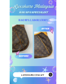 LOUIS VUITTON THAMES SHOULDER BAG MONOGRAM LEATHER BROWN" NANO RESTORE AND BAG SPA SERVICE"