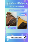 LOUIS VUITTON THAMES SHOULDER BAG MONOGRAM LEATHER BROWN" NANO RESTORE AND BAG SPA SERVICE"