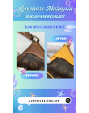 LOUIS VUITTON THAMES SHOULDER BAG MONOGRAM LEATHER BROWN" NANO RESTORE AND BAG SPA SERVICE"