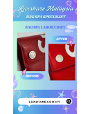 LOUIS VUITTON SUPREME EPI WALLET " BAG SPA SERVICE AND TREATMENT LEATHER"