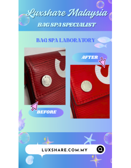 LOUIS VUITTON SUPREME EPI WALLET " BAG SPA SERVICE AND TREATMENT LEATHER"