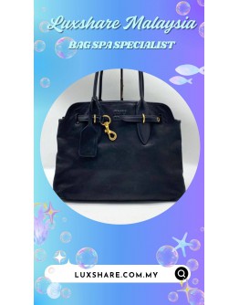 MIU MIU AVENTURE NAPPA LEATHER BAG IN BLACK (BAG SPA CLEANING,LEATHER REPLACEMENT)