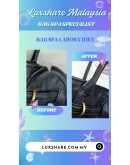 MIU MIU AVENTURE NAPPA LEATHER BAG IN BLACK (BAG SPA CLEANING,LEATHER REPLACEMENT)