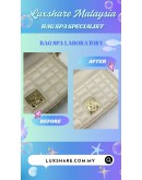 MICHAEL KORS WHITE LEATHER QUILTED TRIBECA SHOULDER BAG (BAG SPA CLEANING,COLOR TOUCP UP)