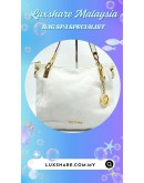 MICHAEL KORS JET SET CHAIN SHOULDER BAG IN WHITE (BAG SPA CLEANING,COLOR TOUCP UP)