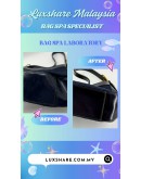 ST. MICHAEL MARKS AND SPENCER CROSSBODY BAG IN BLACK (BAG SPA CLEANING,NANO RESTORATION)