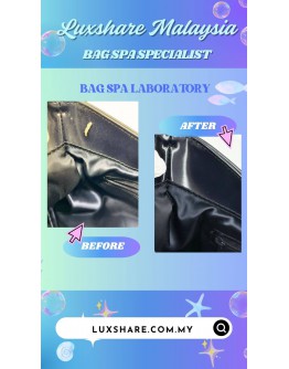 ST. MICHAEL MARKS AND SPENCER CROSSBODY BAG IN BLACK (BAG SPA CLEANING,NANO RESTORATION)