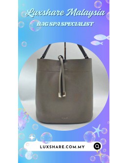MICHAEL KORS BUCKET BAG IN GREY (BAG SPA CLEANING,TREATMENT AND CARE)