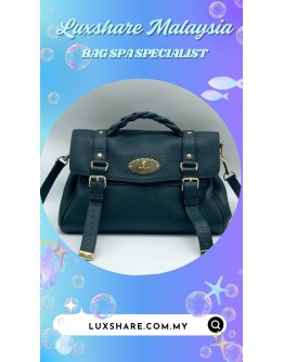 MULBERRY ALEXA BAG IN GREEN (BAG SPA CLEANING,TREATMENT&CARE)