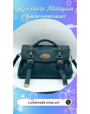 MULBERRY HANDBAG WITH STRAP IN DARK FOREST GREEN " BAG SPA SERVICE AND TREATMENT LEATHER"