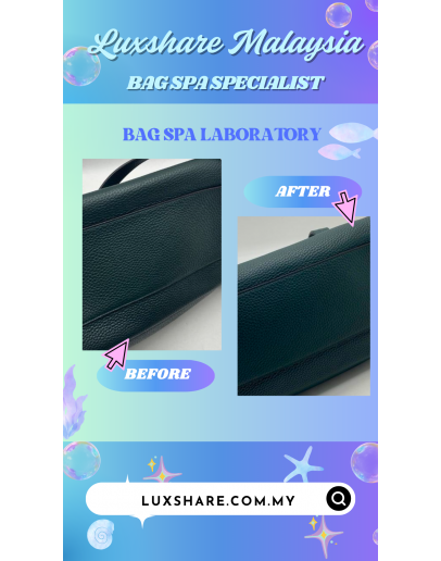 MULBERRY HANDBAG WITH STRAP IN DARK FOREST GREEN " BAG SPA SERVICE AND TREATMENT LEATHER"