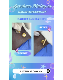 MULBERRY IN BLUE CHAIN CROSSBODY BAG" HARDWARE REPLACEMENT AND BAG SPA SERVICE" 