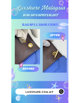 MULBERRY IN BLUE CHAIN CROSSBODY BAG" HARDWARE REPLACEMENT AND BAG SPA SERVICE" 