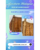 MCM LARGE AREN VISETOS-PRINT LEATHER SHOULDER BAG IN COGNAC BROWN ( BAG SPA CLEANING, TREATMENT&CARE)