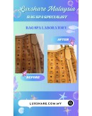 MCM LARGE AREN VISETOS-PRINT LEATHER SHOULDER BAG IN COGNAC BROWN ( BAG SPA CLEANING, TREATMENT&CARE)