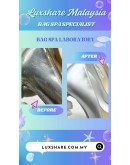 JIMMY CHOOSE METALLIC SILVER LEATHER POINTED-TOE PUMPS (SHOE CLEANING,LEATHER REPLACEMENT)