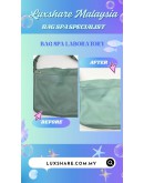 FOSSIL PRESTON LEATHER CROSSBODY BAG IN MINT GREEN (BAG SPA CLEANING,TREATMENT&CARE)
