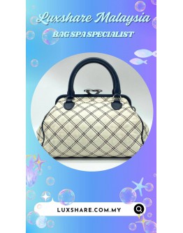 CODE EMBROIDERED HANDHELD BAG (BAG SPA CLEANING,NANO RESTORATION)