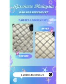 CODE EMBROIDERED HANDHELD BAG (BAG SPA CLEANING,NANO RESTORATION)