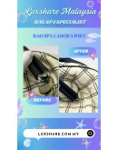 CODE EMBROIDERED HANDHELD BAG (BAG SPA CLEANING,NANO RESTORATION)