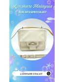 REED KRAKOFF CREAM GRAY LEATHER CROSSBODY BAG (BAG SPA CLEANING,TREATMENT AND CARE)