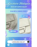REED KRAKOFF CREAM GRAY LEATHER CROSSBODY BAG (BAG SPA CLEANING,TREATMENT AND CARE)