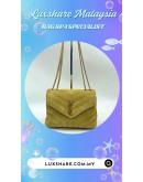 SAINT LAURENT LOULOU SMALL CHAIN SHOULDER BAG IN YELLOW (BAG SPA CLEANING,TREATMENT AND CARE)