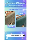 CARINO FAUX LEATHER BRIEFCASE (BAG SPA CLEANING,COLOR TOUCP UP)